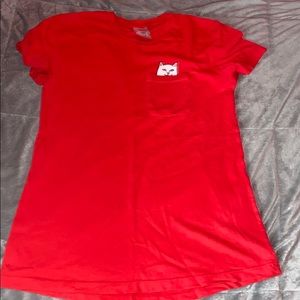 Rip N Dip red tee